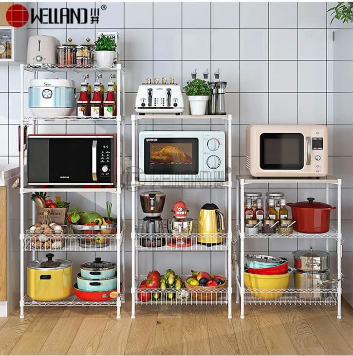 Hot Selling Household Storage Wire Shelving in E-commerce