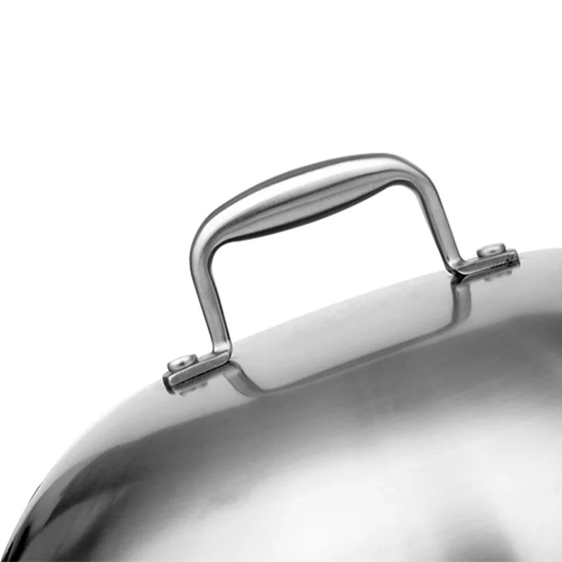 32 cm stainless steel wok