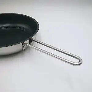 22 CM/26 CM Stainless Steel Non-stick Frying Pan