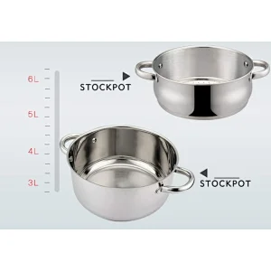24 cm 2 Tier Stainless Steel Food Steamer