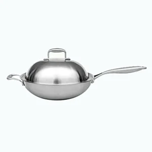 32 cm stainless steel wok