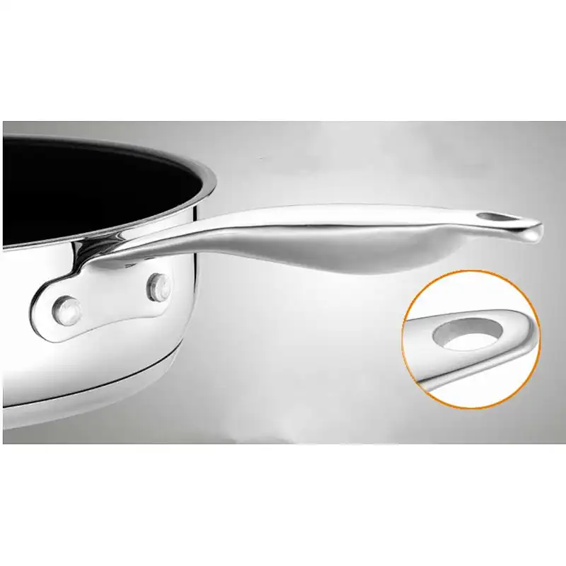 24 cm stainless steel non-stick frying pan