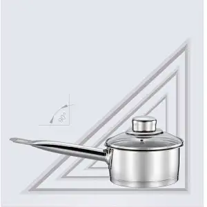 16 cm stainless steel milk pot