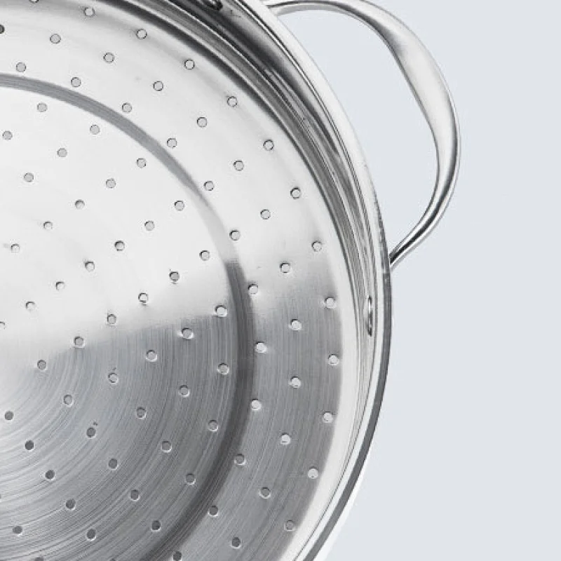 28 cm stainless steel 3-tier steamer