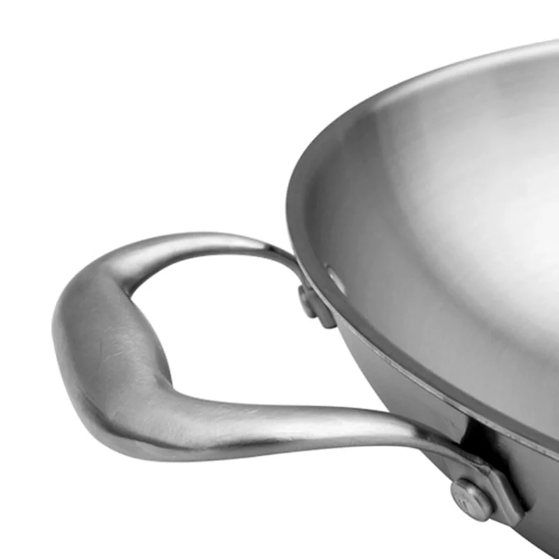 32 cm stainless steel wok