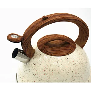 New quarterly stainless steel whistling kettle