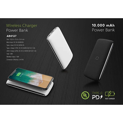 Wireless Charger & Power Bank