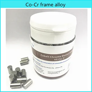 Cobalt Chrome Alloy for Restoration of Removable Framework and Partial Dentures