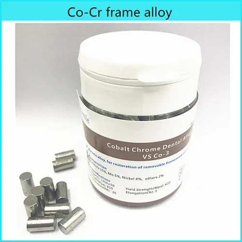 Cobalt Chrome Alloy for Restoration of Removable Framework and Partial Dentures