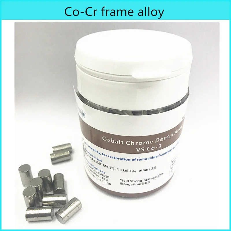 Cobalt Chrome Alloy for Restoration of Removable Framework and Partial Dentures