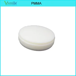 Vsmile 98mm Clear PMMA for partial denture framwork compatible open milling machine system