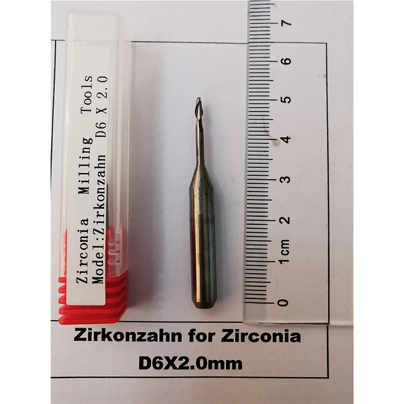 Zirkonzahn Cadcam machine different  coating milling tools for dental lab