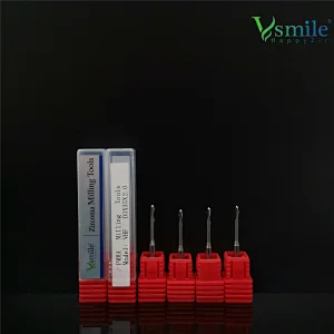 VHF milling burs to mill  PMMA Block no coating