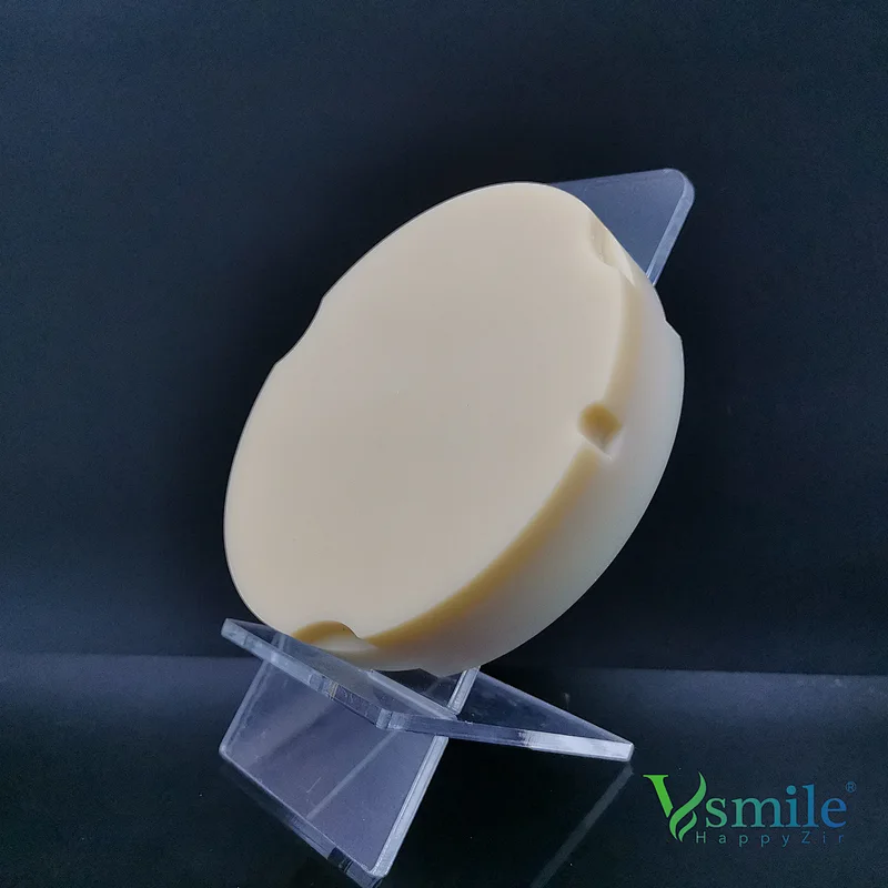 Vsmile 95mm Multilayer PMMA block for dental temperary crown compatible for Zirkonzahn CADCAM machine