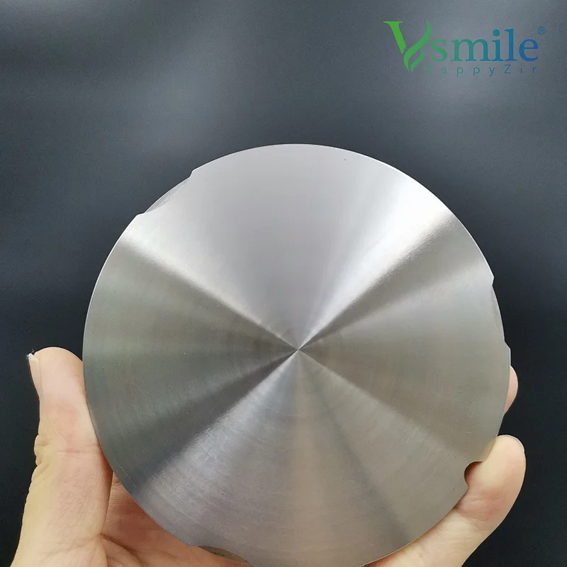 Vsmile 95mm Titanium Blank Grade 5 Dental Metal Material Compatible Zirkonzahn CADCAM System