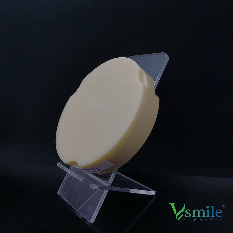 Vsmile 95mm Multilayer PMMA blank for dental temporary denture/ crown/ bridge compatible Zirkonzahn CADCAM System