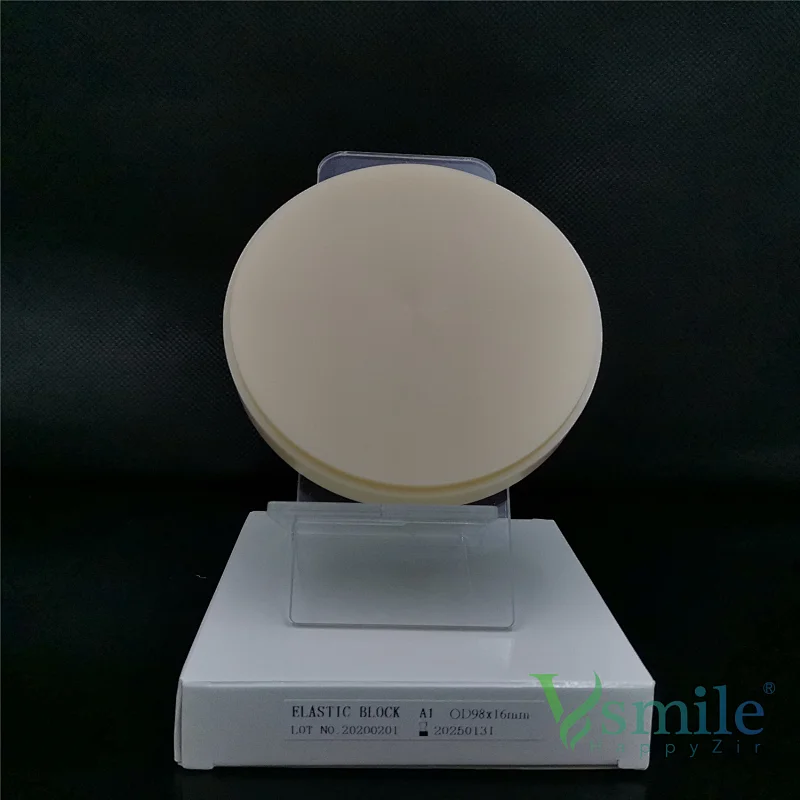 Vsmile 98mm Dental Acetal/Flexible/Elastic PMMA blank for temporary denture