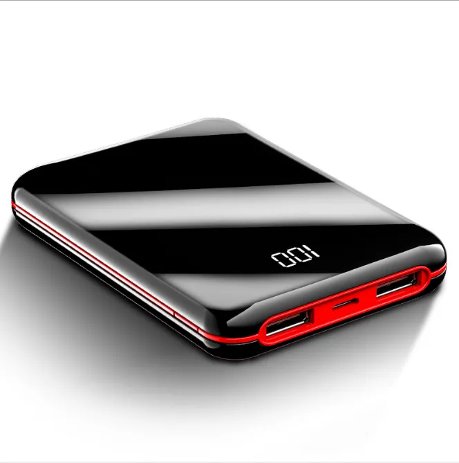 Dual output Mirror Slim Powerbank