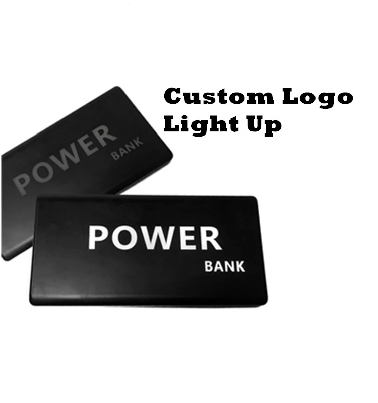 Powerbank со светодиодной подсветкой логотипа-10000 мАч