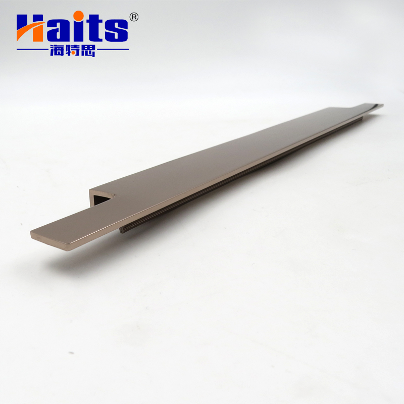 HT-ALU-118 Kitchen Cabinet Aluminium Profile Shelf Edge Banding Handle