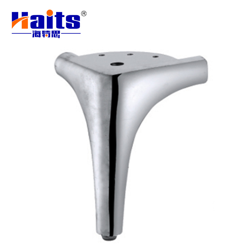 HT-07.JJ50-K Modern Brush Chrome Metal Sofa Legs Modern Legs For Furniture