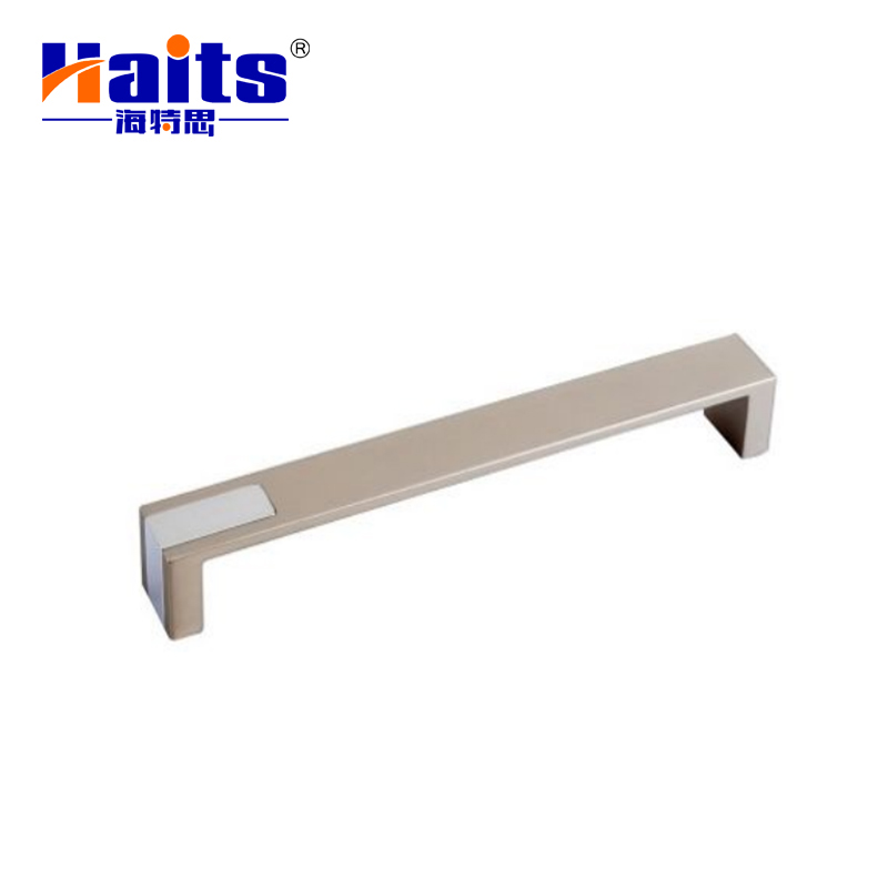 HT-ZA-106 Zinc Alloy Handle Furniture Hardware l Shaped Handle Pull Handle Simple Drawer Handle