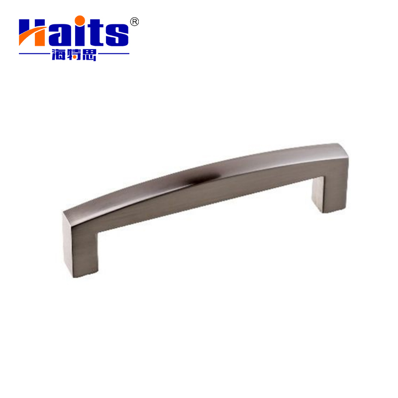 HT-ZA-106 Zinc Alloy Handle Furniture Hardware l Shaped Handle Pull Handle Simple Drawer Handle