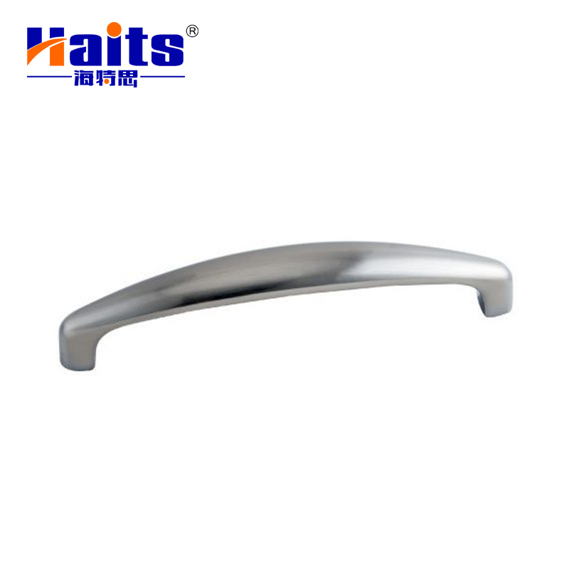 HT-ZA-106 Zinc Alloy Handle Furniture Hardware l Shaped Handle Pull Handle Simple Drawer Handle