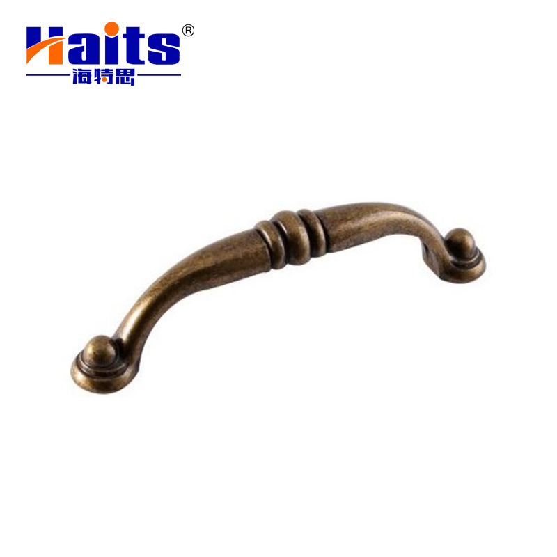 HT-ZA-106 Zinc Alloy Handle Furniture Hardware l Shaped Handle Pull Handle Simple Drawer Handle
