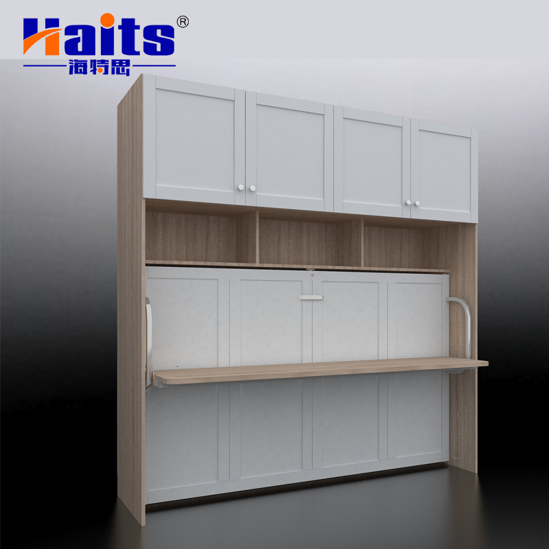 HT-CF124 Custom Wall Mounted Bed Hidden Bed Desk Bed Folding Wall