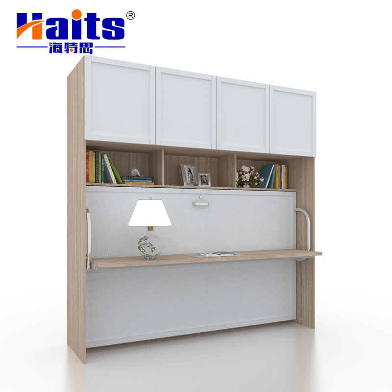 HT-CF124 Custom Wall Mounted Bed Hidden Bed Desk Bed Folding Wall
