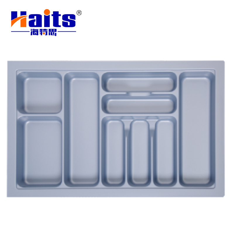 HT-19.E004 Wholesale plastic spoons forks knives cutlery tray set