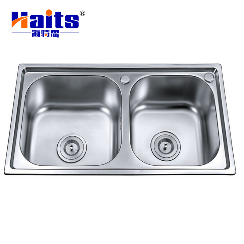 HT-17.N023 Kitchen Undermount Sink Stainless Steel Double Bowl Kitchen Sink