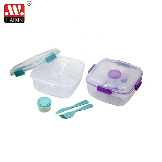 lunch box with cutlery set