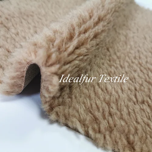 Sherpa Fur Wool Faux Fur Suede Bonded For Coat