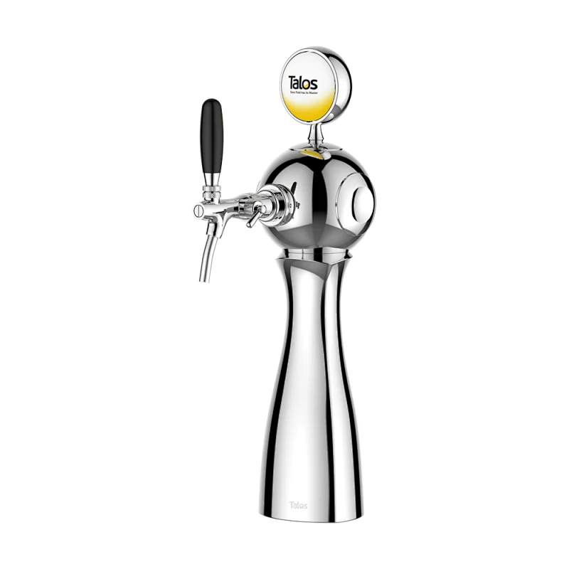 TALOS Tap Tower Chrome 1-way Dispensing Tower Draft Beer Tower