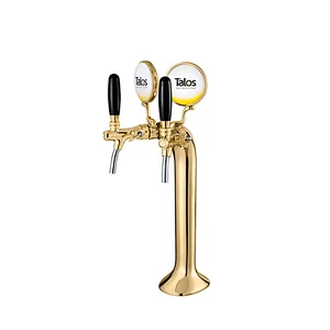 TALOS Classic Tap Tower PVD 2-way Dispensing Tower Draft Beer Tower