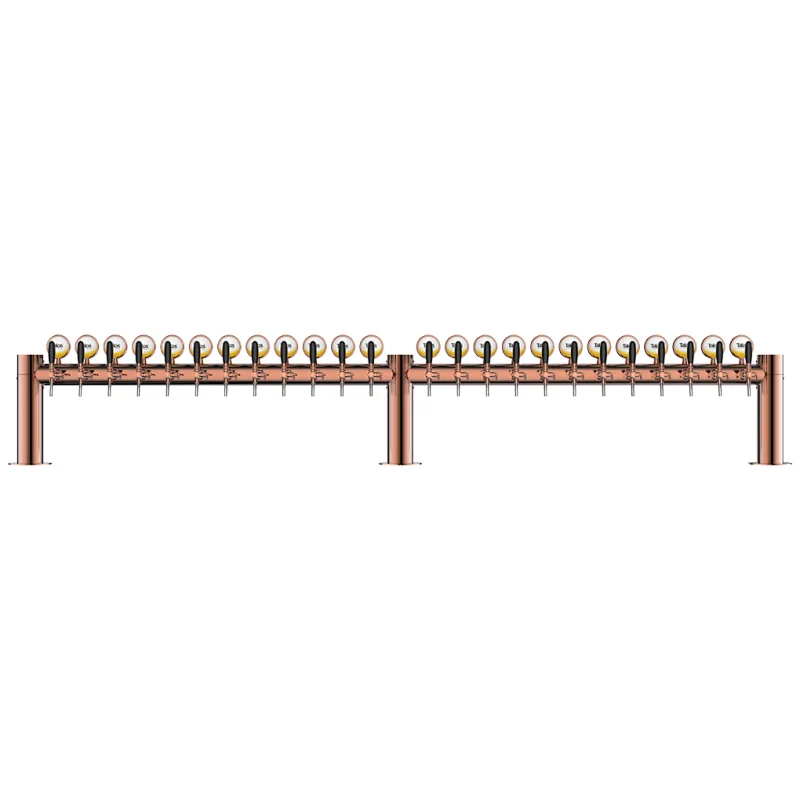H 24 taps Copper beer tower