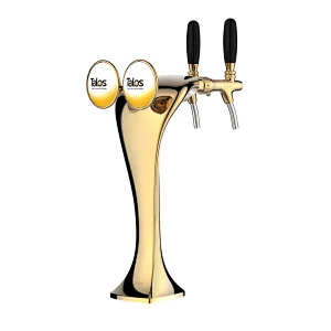 TALOS Cobra Tap Tower PVD 2-way Dispensing Tower Draft Beer Tower