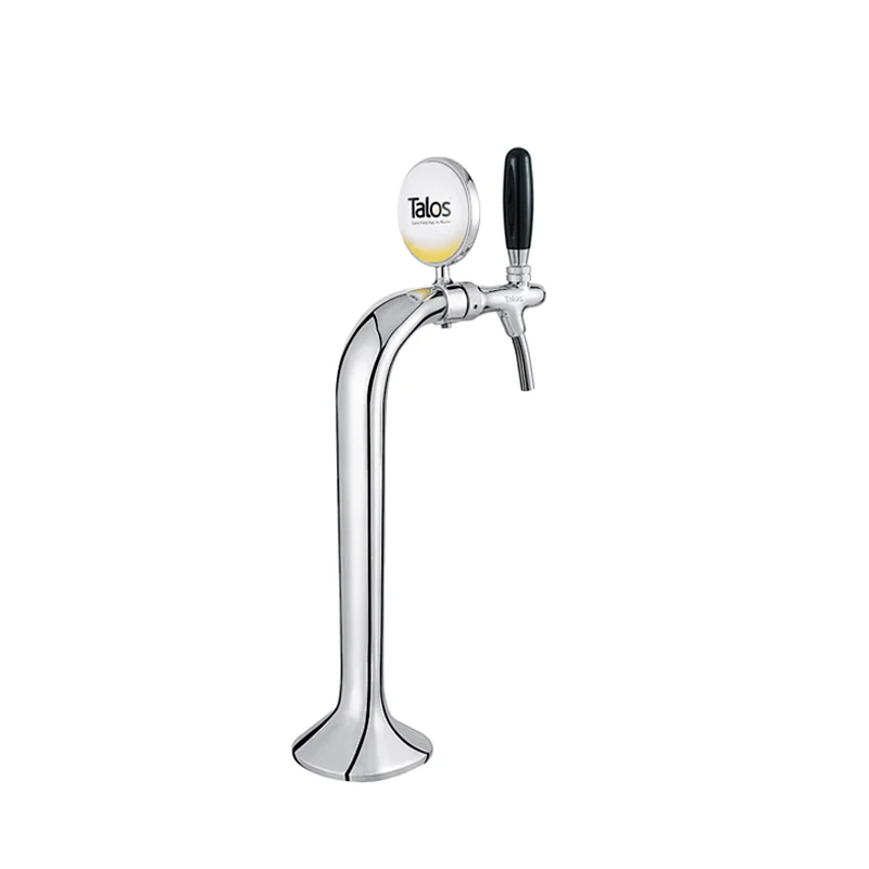 TALOS Classic Tap Tower Chrome 1-way Dispensing Tower Draft Beer Tower