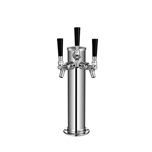 TALOS Beer Keg Tower Triple Chrome Tower Stainless Steel Draft Beer Tower