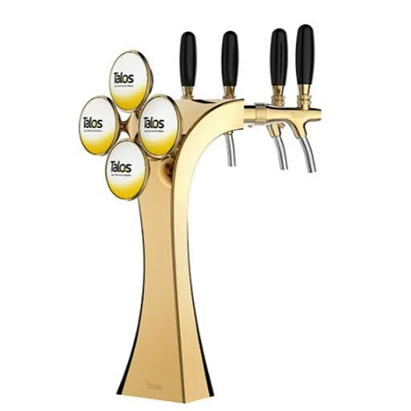 TALOS Brage Tap Tower PVD 4-way Dispensing Tower Draft Beer Tower