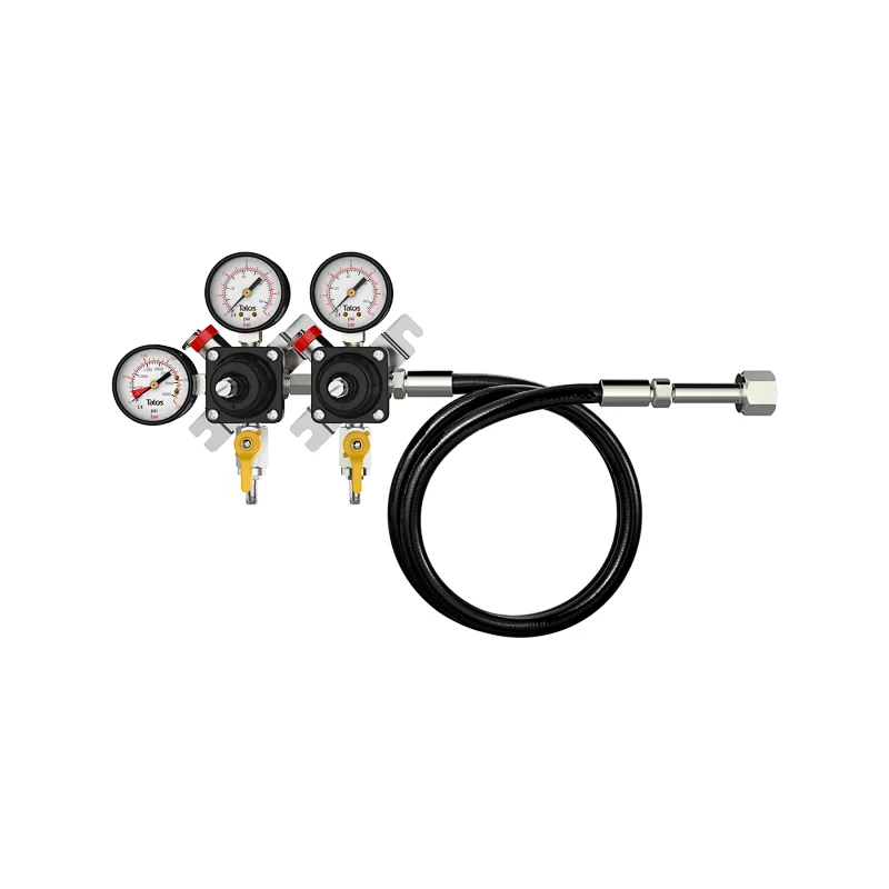 Talos 2-product Premium CO2 Beer Regulator with High Pressure Hose