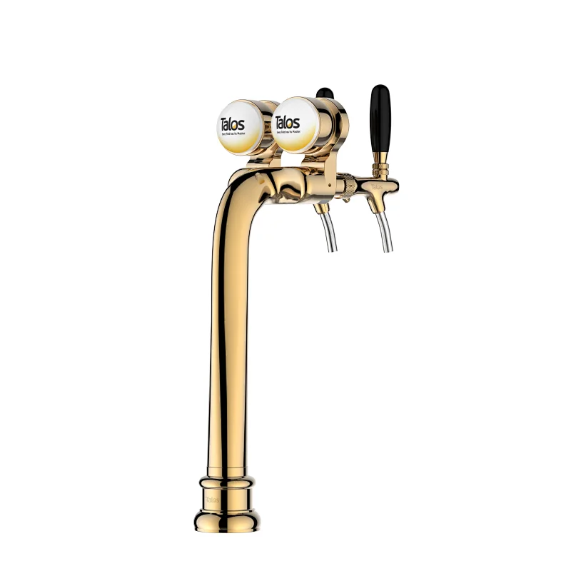 TALOS Elbow Tap Tower PVD 2-way Dispensing Tower Draft Beer Tower