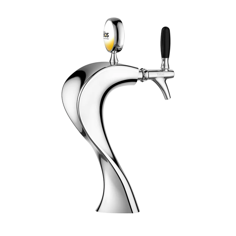 TALOS Dragon Tap Tower Chrome 1-way Dispensing Tower Draft Beer Tower