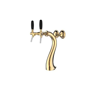TALOS Swan Tap Tower PVD 2-way Dispensing Tower Draft Beer Tower