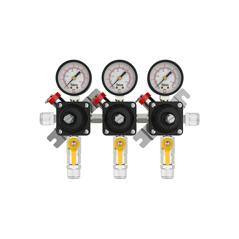 Talos 3-product Fittings Secondary CO2 Gas Regulator
