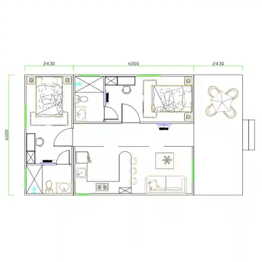 one storey modular house