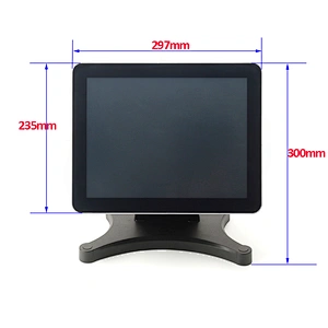 Mini size 12inch capacitive touch screen pos machine