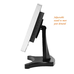 Hot Aluminum Frame factory cheap price true flat metal 15'' touchscreen monitor